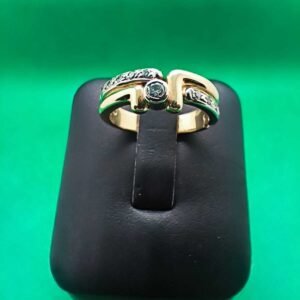 Inel din aur 18K cu diamante – eleganță și rafinament