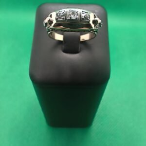 Inel din aur 14K, model vintage cu pietre prețioase – eleganță clasică