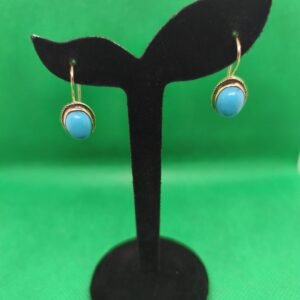 Cercei din aur 14K, model vintage – eleganță clasică